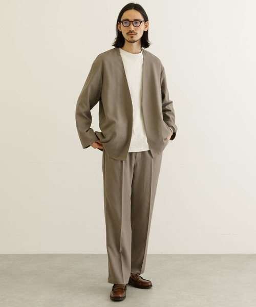 URBAN RESEARCH（アーバンリサーチ）の「『セットアップ対応』トロワッシャースラックス（スラックス・メンズ・ブラウン系その他/ベージュ系その他/ネイビー・SMALL/MEDIUM/LARGE）」の8枚目の写真