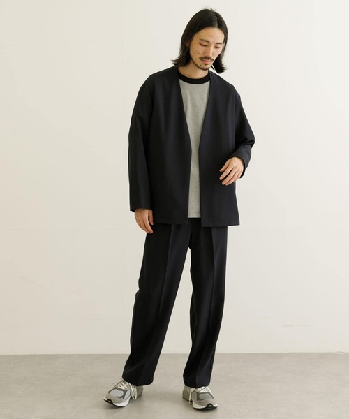 URBAN RESEARCH（アーバンリサーチ）の「『セットアップ対応』トロワッシャースラックス（スラックス・メンズ・ブラウン系その他/ベージュ系その他/ネイビー・SMALL/MEDIUM/LARGE）」の18枚目の写真