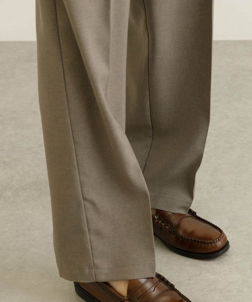 URBAN RESEARCH（アーバンリサーチ）の「『セットアップ対応』トロワッシャースラックス（スラックス・メンズ・ブラウン系その他/ベージュ系その他/ネイビー・SMALL/MEDIUM/LARGE）」の12枚目の写真