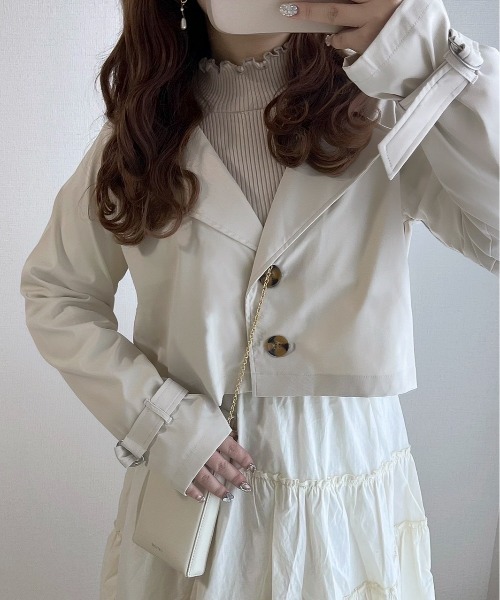 EPIMI E'PIMMY（エピミエピミー）の「マルチウェイトレンチコート（トレンチコート・レディース・アイボリー/モカ/ベージュ/ブラック・MEDIUM）」の19枚目の写真