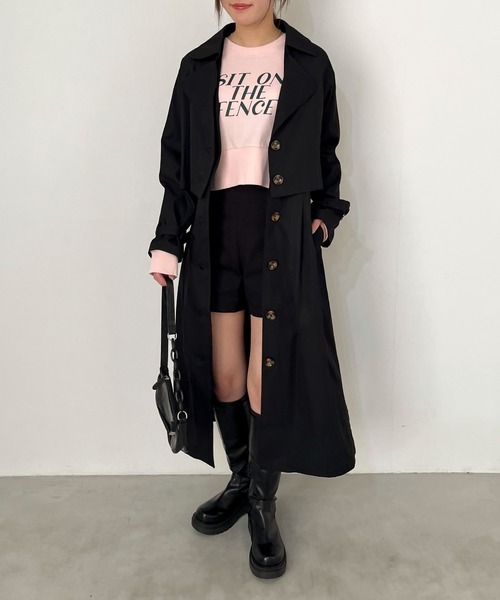 EPIMI E'PIMMY（エピミエピミー）の「マルチウェイトレンチコート（トレンチコート・レディース・アイボリー/モカ/ベージュ/ブラック・MEDIUM）」の22枚目の写真