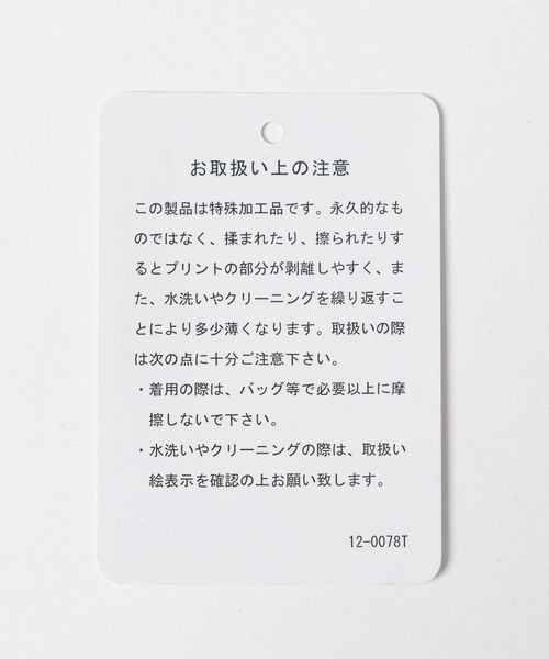 JEANASIS(ジーナシス)の「アートフラワーシアーロングスリーブTEE/191175(Tシャツ/カットソー・レディース・オレンジ系その他/ブルー系その他/グレー系その他・FREE)」の14枚目の写真