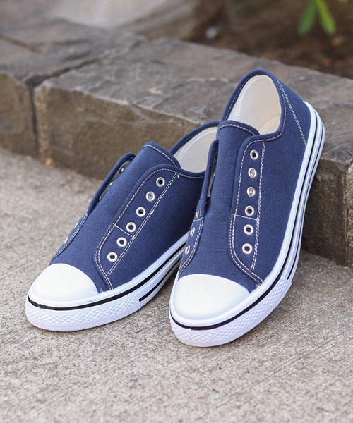 AAA+（サンエープラス）の「AAA+ / ローテクスリッポンスニーカー（スリッポン・レディース・ブラック/ホワイト/ブラック×ブラック/ベージュ/カーキ/レッド/ネイビー/キナリ/グリーン/ライトブルー/グレー・44/40/42/34/36/38）」の17枚目の写真