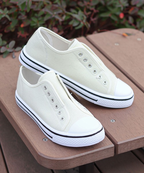 AAA+（サンエープラス）の「AAA+ / ローテクスリッポンスニーカー（スリッポン・レディース・ブラック/ホワイト/ブラック×ブラック/ベージュ/カーキ/レッド/ネイビー/キナリ/グリーン/ライトブルー/グレー・44/40/42/34/36/38）」の20枚目の写真