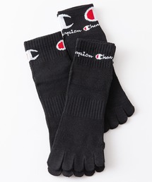 Champion（チャンピオン）の「【CHAMPION/チャンピオン】5本指 抗菌防臭機能　クォーター　3P ソックス 靴下　3足組　リサイクルコットン使用（ソックス/靴下）」