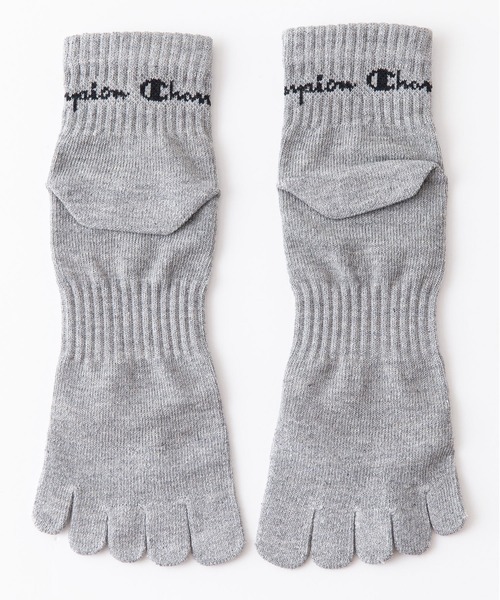 Champion(チャンピオン)の「【CHAMPION/チャンピオン】5本指 抗菌防臭機能 クォーター 3P ソックス 靴下 3足組 リサイクルコットン使用(ソックス/靴下・メンズ・ブラック/チャコールグレー/グレー・MEDIUM)」の7枚目の写真