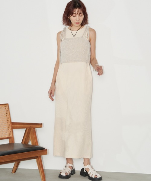 Auntie Rosa Holiday（アンティローザホリデー）の「サーマルアメスリワンピース / サイズ展開あり（ワンピース・レディース・ブラック/アイボリー/ブルー/ブラウン/グリーン/オレンジ・SMALL/MEDIUM）」の17枚目の写真