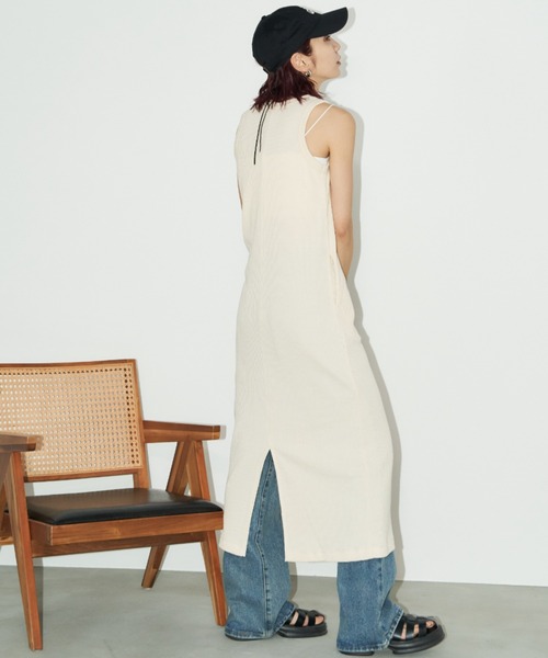 Auntie Rosa Holiday（アンティローザホリデー）の「サーマルアメスリワンピース / サイズ展開あり（ワンピース・レディース・ブラック/アイボリー/ブルー/ブラウン/グリーン/オレンジ・SMALL/MEDIUM）」の16枚目の写真