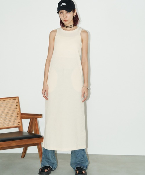 Auntie Rosa Holiday（アンティローザホリデー）の「サーマルアメスリワンピース / サイズ展開あり（ワンピース・レディース・ブラック/アイボリー/ブルー/ブラウン/グリーン/オレンジ・SMALL/MEDIUM）」の18枚目の写真