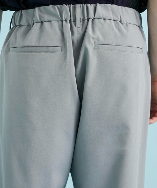 CITY TOKYO（シティトウキョウ）の「ワイドテーパードアンクルパンツ（スラックス・メンズ・ライトブルーグレー/ブラック/ホワイト・1/2/3）」の10枚目の写真