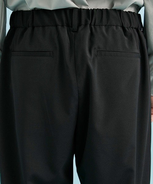 CITY TOKYO（シティトウキョウ）の「ワイドテーパードアンクルパンツ（スラックス・メンズ・ライトブルーグレー/ブラック/ホワイト・1/2/3）」の20枚目の写真