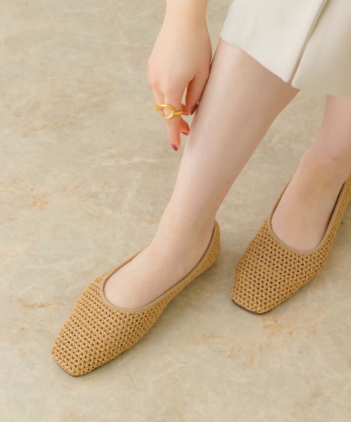 RODE SKO（ロデスコ）の「『MADE IN JAPAN』スクエアメッシュフラット