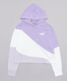 プーマ PUMA フーディースウェット_リラック クロップ丈 フーディー