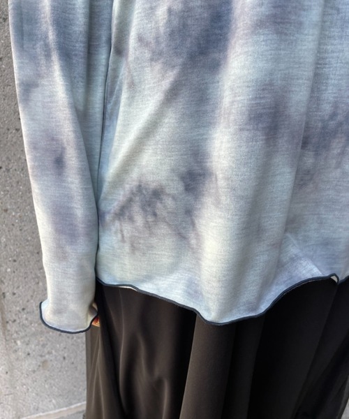CIAOPANIC（チャオパニック）の「タイダイ柄天竺トップス（Tシャツ/カットソー・レディース・ブラウン/ブルー/パープル・FREE）」の12枚目の写真