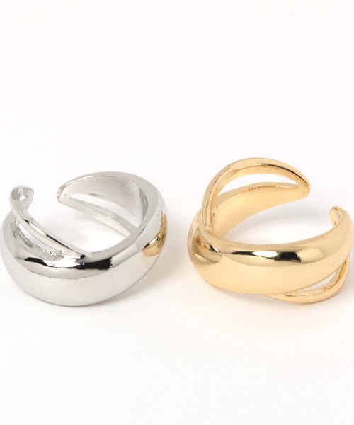 LAKOLE（ラコレ）の「クロスボリュームリング / 186367（リング・レディース・その他1/その他2・FREE）」の4枚目の写真