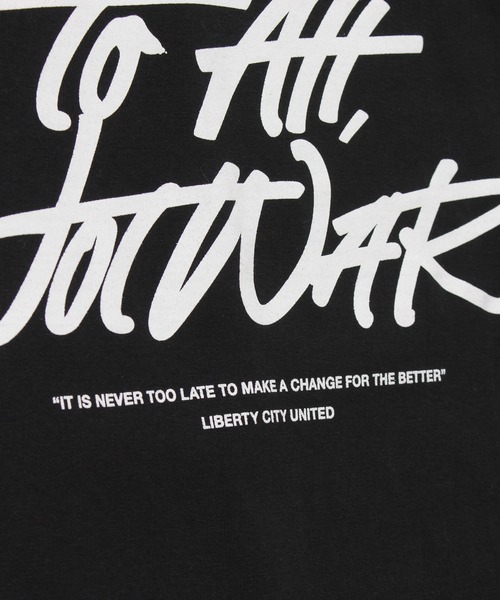 LIBERTY CITY（リバティシティ）の「【LIBERTY CITY/リバティーシティ】 [PEACE&LOVE] ロンT（Tシャツ/カットソー・メンズ・ホワイト/ブラック・4/2/3）」の15枚目の写真