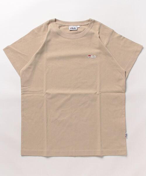 FILA（フィラ）の「《FILA》S/SﾜﾝﾎﾟｲﾝﾄT FL6681（Tシャツ/カットソー・メンズ・ブラック/ホワイト/ピンク/ベージュ・L/M/LL）」の3枚目の写真