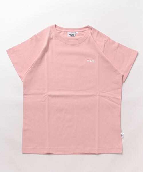 FILA（フィラ）の「《FILA》S/SﾜﾝﾎﾟｲﾝﾄT FL6681（Tシャツ/カットソー・メンズ・ブラック/ホワイト/ピンク/ベージュ・L/M/LL）」の4枚目の写真