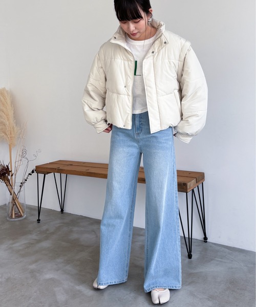 EPIMI E'PIMMY(エピミエピミー)の「ロングフレアバギーデニム(デニムパンツ・レディース・ロイヤルブルー/ネイビー/ブラック/ブルー・SMALL/MEDIUM)」の19枚目の写真