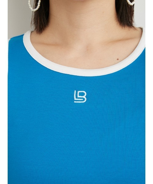 LILY BROWN（リリーブラウン）の「2wayロゴタンクトップス（タンクトップ・レディース・ホワイト/ブラック/ブルー・FREE）」の14枚目の写真