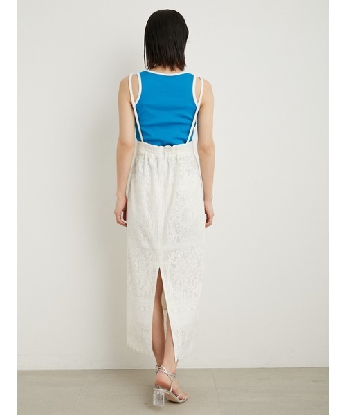 LILY BROWN（リリーブラウン）の「2wayロゴタンクトップス（タンクトップ・レディース・ホワイト/ブラック/ブルー・FREE）」の17枚目の写真