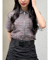 jouetie（ジュエティ）の「ZIPコンパクトシャツ（シャツ/ブラウス・レディース）」