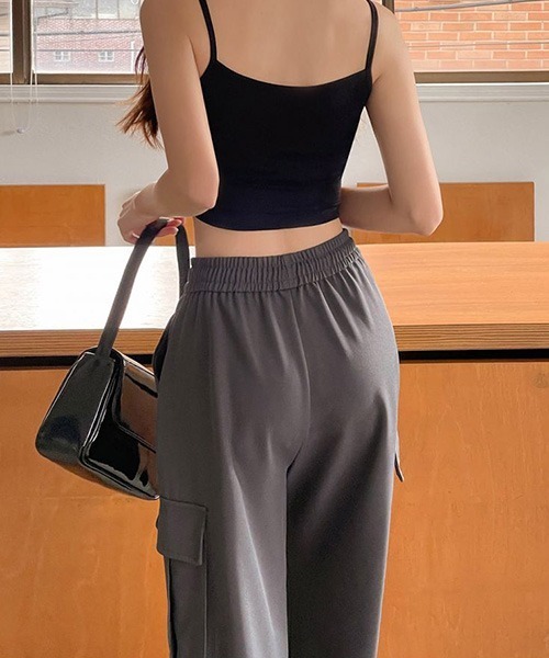 SONA(ソナ)の「SONA 2WAYカーゴパンツ(カーゴパンツ・レディース・ブラック/グレー/ベージュ・FREE/SHORT/LONG)」の18枚目の写真