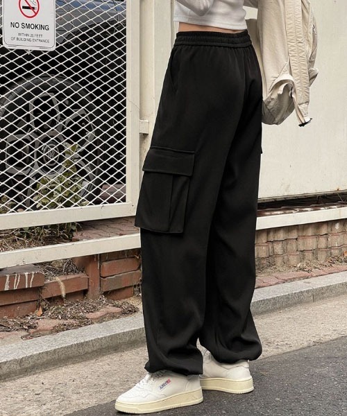 SONA(ソナ)の「SONA 2WAYカーゴパンツ(カーゴパンツ・レディース・ブラック/グレー/ベージュ・FREE/SHORT/LONG)」の6枚目の写真