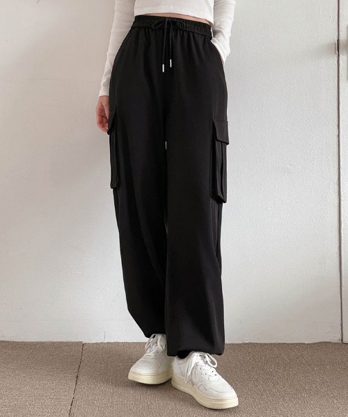SONA(ソナ)の「SONA 2WAYカーゴパンツ(カーゴパンツ・レディース・ブラック/グレー/ベージュ・FREE/SHORT/LONG)」の13枚目の写真