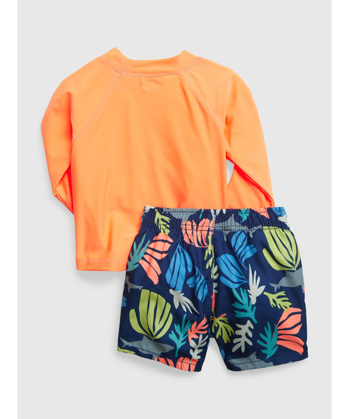 GAP(ギャップ)の「ラッシュガード・水着 2点セット (ベビー)(水着・キッズ・オレンジ・6-12M/12-18M/18-24M)」の2枚目の写真