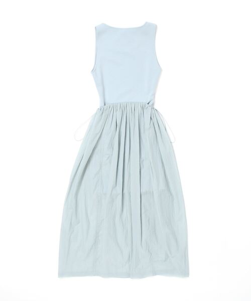 ワンピース AMOMENTO SHEER JERSEY DRESS Amomento Sheer Jersey Dress - White | Garmentory