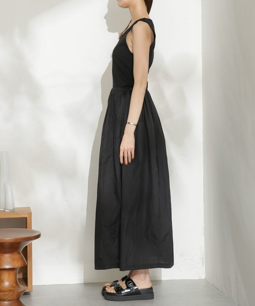 【最終値下げ】AMOMENTO SHEER JERSEY DRESS ワンピース AMOMENTO（アモーメント）の「AMOMENTO/SHEER JERSEY DRESS