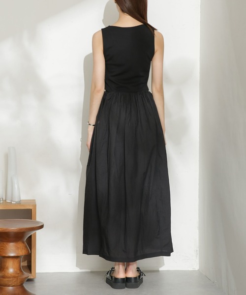 ワンピース AMOMENTO SHEER JERSEY DRESS Amomento Sheer Jersey Dress - White | Garmentory