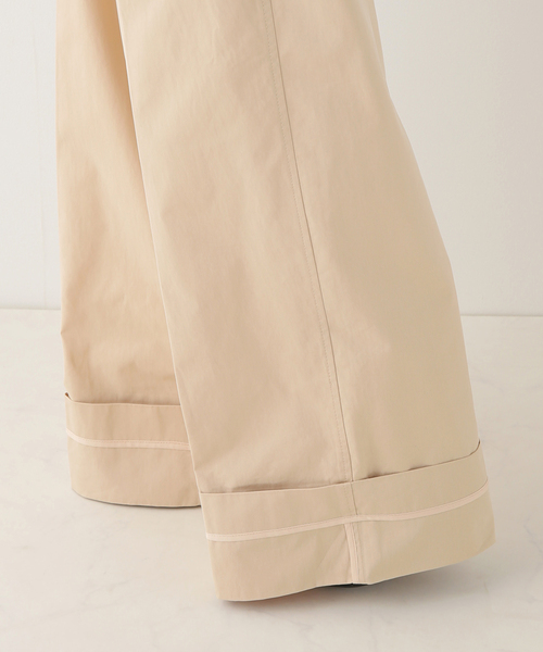 EDIT. FOR LULU（エディットフォールル）の「【BAUM UND PFERDGARTEN/バウムウンドヘルガーデン】ワイドパンツ（チノパンツ・レディース・ベージュ・34）」の11枚目の写真