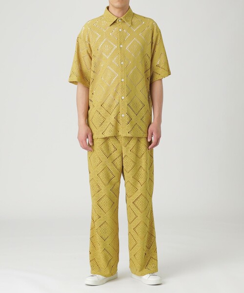 LOVELESS(ラブレス)の「ミルパレース イージーパンツ(その他パンツ・メンズ・ブラック/イエロー系その他2・L/M)」の3枚目の写真