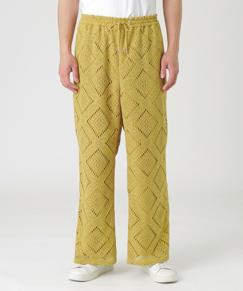 LOVELESS(ラブレス)の「ミルパレース イージーパンツ(その他パンツ・メンズ・ブラック/イエロー系その他2・L/M)」の4枚目の写真
