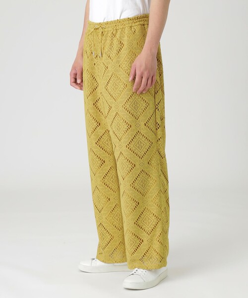 LOVELESS(ラブレス)の「ミルパレース イージーパンツ(その他パンツ・メンズ・ブラック/イエロー系その他2・L/M)」の5枚目の写真