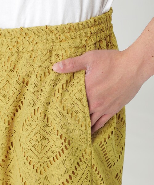 LOVELESS(ラブレス)の「ミルパレース イージーパンツ(その他パンツ・メンズ・ブラック/イエロー系その他2・L/M)」の7枚目の写真