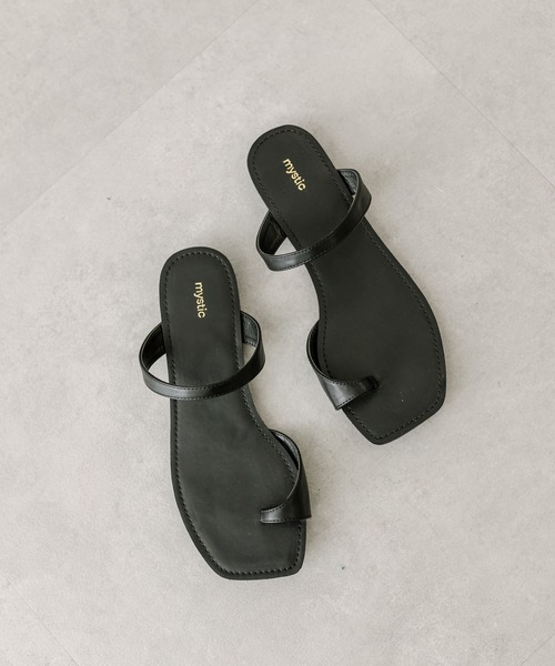 mystic（ミスティック）の「フラットトングサンダル（サンダル・レディース・ブラック/ライム/ベージュ・36/37/38）」の5枚目の写真