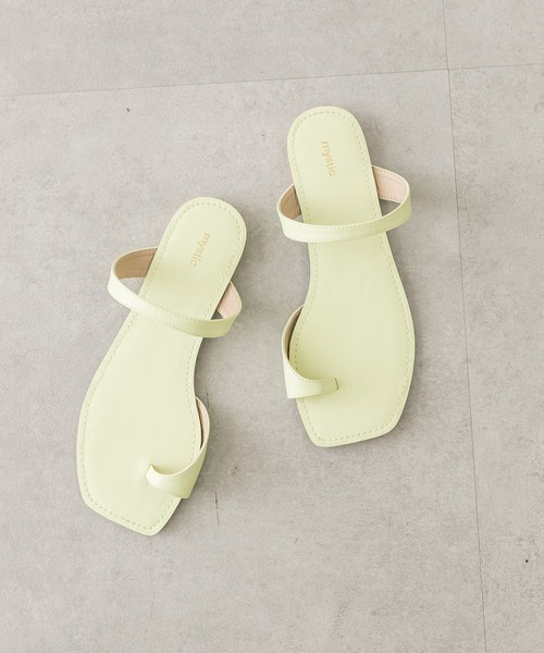 mystic（ミスティック）の「フラットトングサンダル（サンダル・レディース・ブラック/ライム/ベージュ・36/37/38）」の10枚目の写真