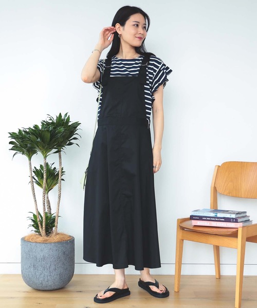 BEAMS HEART(ビームスハート)の「BEAMS HEART / 袖タック ボーダープルオーバー(Tシャツ/カットソー・レディース・グリーン/オフホワイト/ネイビー・FREE)」の19枚目の写真