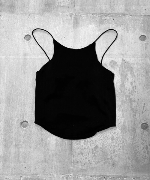 LVEU.(ラブユ.)の「【ZOZOTOWN限定】American sleeve camisole / パッド付きアメリカンスリーブキャミソール(キャミソール・レディース・ブラック・FREE)」の8枚目の写真