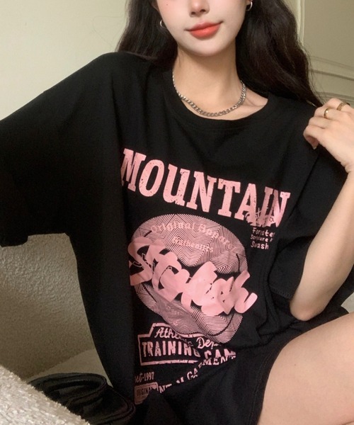 セール】前英文字ロゴプリント半袖Tシャツ（Tシャツ/カットソー