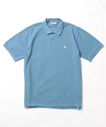 Carhartt WIP/カーハートダブリューアイピー S/S CHASE PIQUE POLO ポロシャツ ワンポイント 刺繍 ロゴ