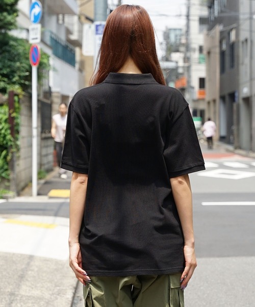 Carhartt WIP（カーハートダブリューアイピー）の「Carhartt WIP/カーハートダブリューアイピー S/S CHASE PIQUE POLO ポロシャツ ワンポイント 刺繍 ロゴ（ポロシャツ・メンズ・ブラック/ホワイト/ダークグレー/ブルー・XL/M/L/S）」の6枚目の写真