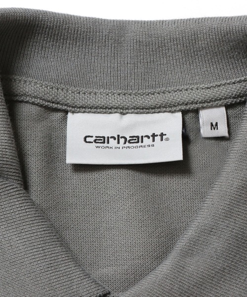 Carhartt WIP（カーハートダブリューアイピー）の「Carhartt WIP/カーハートダブリューアイピー S/S CHASE PIQUE POLO ポロシャツ ワンポイント 刺繍 ロゴ（ポロシャツ・メンズ・ブラック/ホワイト/ダークグレー/ブルー・XL/M/L/S）」の10枚目の写真