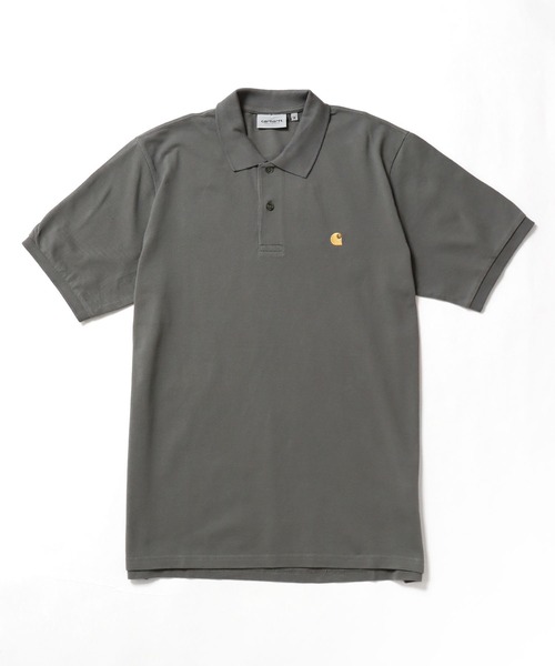 Carhartt WIP（カーハートダブリューアイピー）の「Carhartt WIP/カーハートダブリューアイピー S/S CHASE PIQUE POLO ポロシャツ ワンポイント 刺繍 ロゴ（ポロシャツ・メンズ・ブラック/ホワイト/ダークグレー/ブルー・XL/M/L/S）」の19枚目の写真