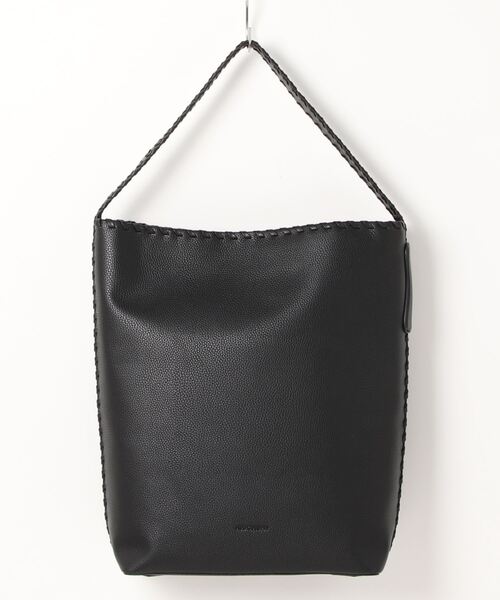 ADD CULUMN アドカラム　黒 トートバッグ ADD CULUMN ハンドバッグ CULUMN(アドカラム) PUFF-CLASP/口金
