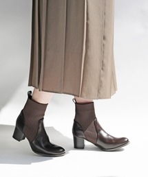 【RiiiKa/リーカ】リブニットソックスブーツ