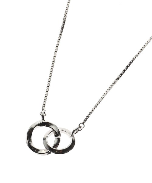 tk.TAKEO KIKUCHI(ティーケータケオキクチ)の「◆ダブルリングネックレス(ネックレス・メンズ・シルバー/シルバー系4/ブラック系4/シルバー系/ブラック系5/シルバー系5/ゴールド系5・00)」の14枚目の写真